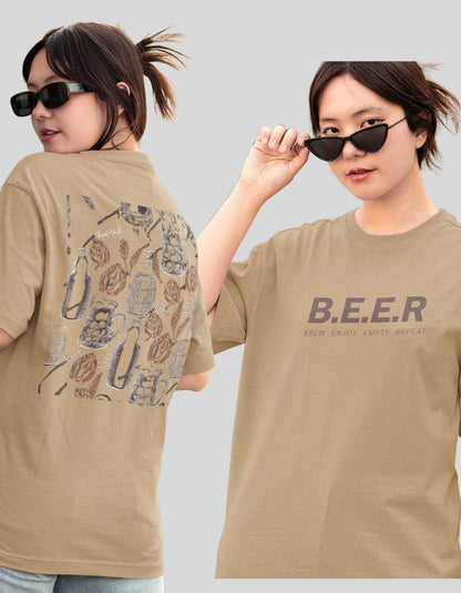 All Things Beer Women Oversized T-Shirt
