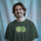 Frogever Green Unisex Oversized T-Shirt