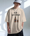 Sip Happens Unisex Oversized T-Shirt