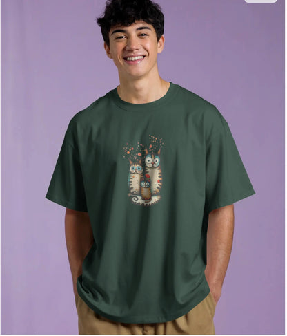 Meow, What? Unisex Oversized T-Shirt