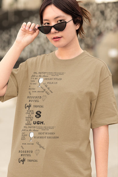 Schitty Sayings Women Oversized T-Shirt