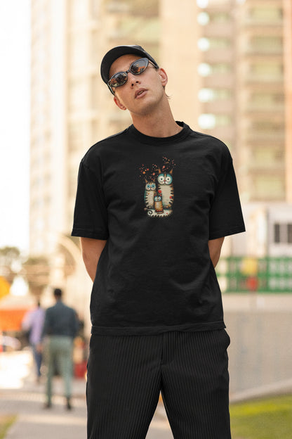 Meow, What? Unisex Oversized T-Shirt