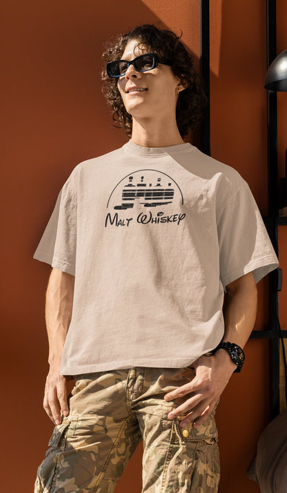 Malt Whiskey Unisex Oversized T-Shirt