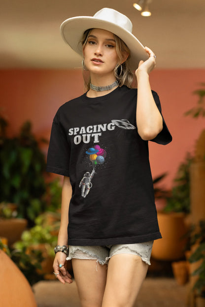 Spacing Out Women Oversized T-Shirt