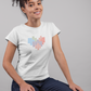 Tetris Heart Women T-Shirt White