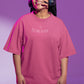 30: Old And In Pain Women Oversized T-Shirt Blush Pink