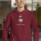 404 Brain Not Found Men Hoodie Maroon