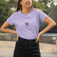 Sole Heart Women T-Shirt Lavender