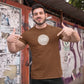 The Number 73 Men T-Shirt Coffee Brown