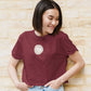 The Number 73 Crop Top Maroon