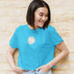 The Number 73 Crop Top Sky Blue