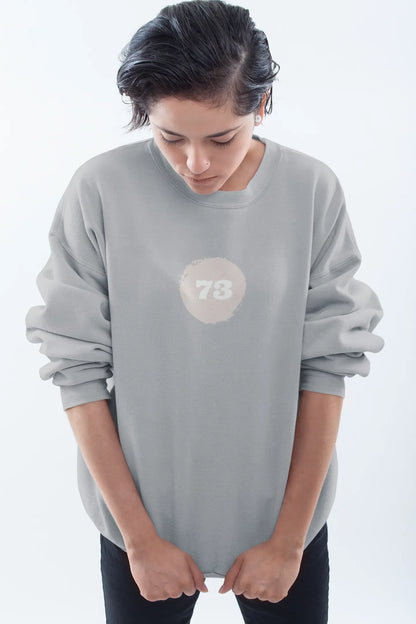 The Number 73 Women Sweatshirt Grey