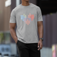 Tetris Heart Men's T-Shirt Grey