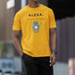 Alexa Delete My Belly Men T-Shirt Yellow