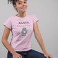 Alexa Delete My Belly Women T-Shirt Pink