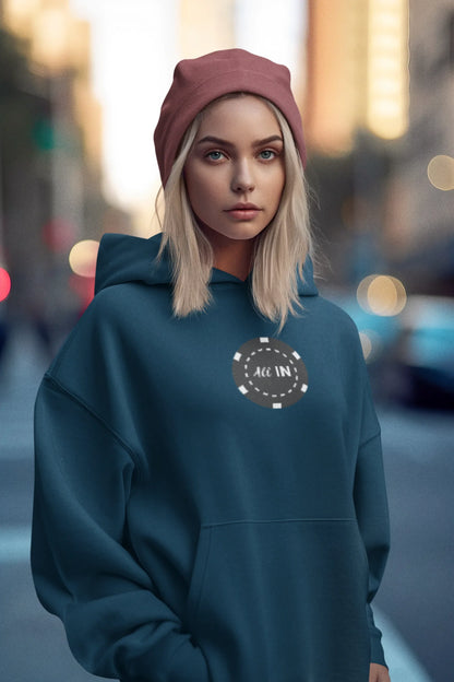 All In Women Hoodie Navy Blue