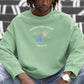 The Aquarius Vision Men Sweatshirt Mint Green