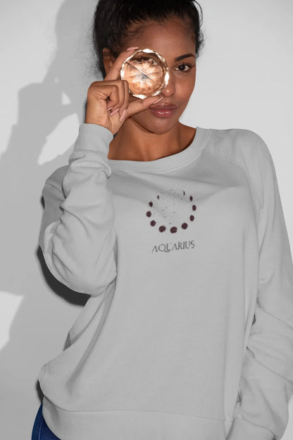 Aquarian Celestial Odyssey Women Sweatshirt Grey