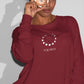 Aquarian Celestial Odyssey Women Sweatshirt Maroon