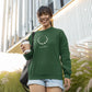 Aquarian Celestial Odyssey Women Sweatshirt Olive Green