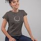 Aquarian Celestial Odyssey Women T-Shirt Charcoal Grey