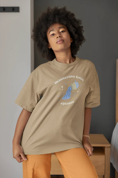The Aquarius Vision Women Oversized T-Shirt