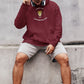 Aries Spirit Men Hoodie Maroon