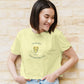 Aries Spirit Crop Top Butter Yellow