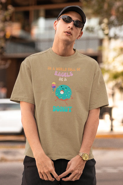 Be A Donut Men Oversized T-Shirt