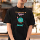Be A Donut Men Oversized T-Shirt Navy Blue