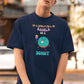 Be A Donut Men Oversized T-Shirt Steel Blue