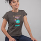 Be A Donut Women T-Shirt Charcoal Grey