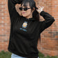 Be Hippy Women Hoodie Black