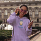 Be Hippy Women Hoodie Lavender