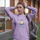 Be Hippy Women Sweatshirt Lavender