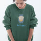 Be Hippy Women Sweatshirt Olive Green