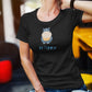 Be Hippy Women T-Shirt Black