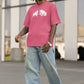 Market Showdown Men Oversized T-Shirt Blush Pink