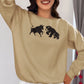 Market Showdown Women Sweatshirt Beige