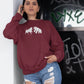 Market Showdown Women Sweatshirt Maroon