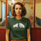 Market Showdown Women T-Shirt Olive Green