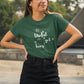 Brews & Service Women T-Shirt Olive Green