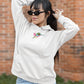 Wings of Color Women Hoodie White