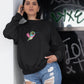 Wings of Color Women Sweatshirt Black