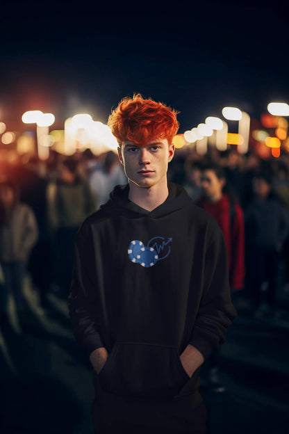 Blue Chip Stocks Men's Hoodie Black