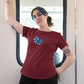 Blue Chip Stocks Women T-Shirt Maroon