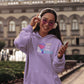 Here For The BOOS Women Hoodie Lavender