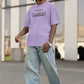 Forever Broke Men Oversized T-Shirt Lavender