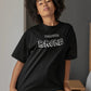 Forever Broke Women Oversized T-Shirt Navy Blue