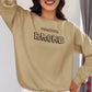 Forever Broke Women Sweatshirt Beige